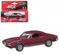 Welly Машинка Pontiac Firebird 1967 43715W-V бордовый