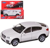 Welly Машинка BMW X6 металл 43617W-W белый