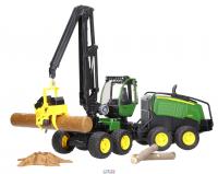 Харвестер с бревном John Deere 1270G