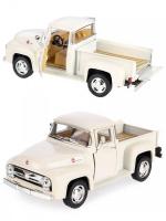 Kinsmart Модель Ford F-100 Pickup 1956 1:38 (кремовая)