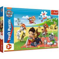 Trefl. Пазл 24 Maxi арт.14346 "Paw Patrol Веселье на лужайке" (Щенячий патруль)