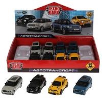 Технопарк. Модель Nissan Juke/Range Rover Vogue 12см,металл двер,багаж арт.JUKEVOGUE-12DB12-MIX