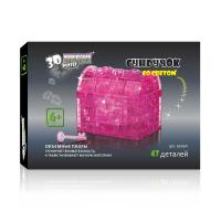 Головоломка 3D Crystal Puzzle Сундучок со светом