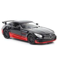 WiMi Модель металлическая Mercedes AMG GT 1:32 инерционная свет, звук, открываются двери и багажник