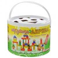 МДИ Конструктор-сортировщик 50 дет (дерево)