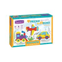С1752 Фреска из песка Магниты Транспорт
