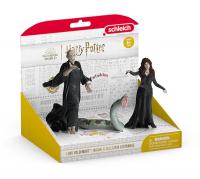 Schleich. Фигурка арт.42684 Harry Potter Лорд Волан-де-Морт, змея Нагини и Беллатрикса Лестранж