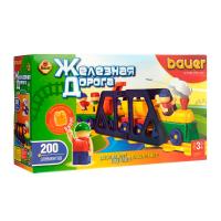 Конструктор Bauer Кроха Железная дорога, 200 дет.