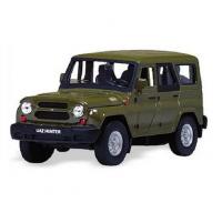 Welly Машинка 1:38 UAZ Hunter пруж мех, болотный