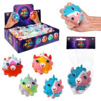 Hit Pop It. Жмяка Единорог 7 см, 4 вида в асс. арт.Т23450