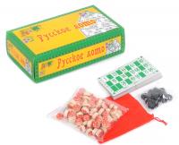 Настольная игра Русское лото с деревянными бочонками, в коробке