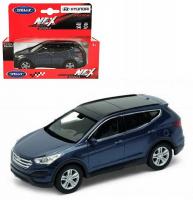 Welly Машинка Hyundai Santa Fe металл 43677W-B синий