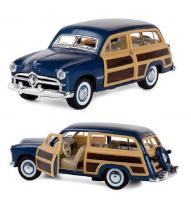 Kinsmart Модель Ford Woody Wagen 1949 1:40 (синяя)
