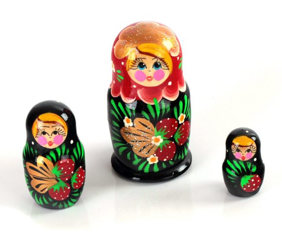 Матрешка 3 в 1 (расписная)