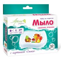 С0224 Мыло своими руками с картинкой Ежики