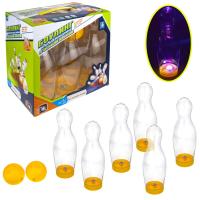 1Toy Боулинг со световыми эффектами (6 кеглей, 2 шара) 24 см