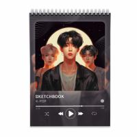 ГеоДом. Скетчбук K-pop Style 14,8х21 см. 40 листов.