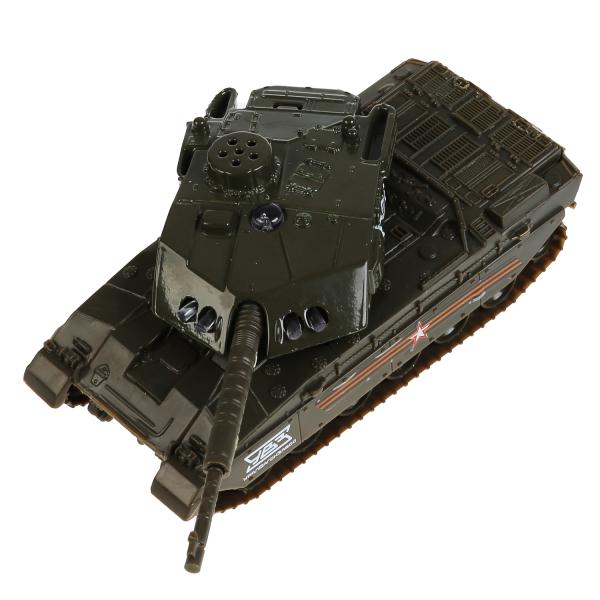 Машина ТАНК Т-90 башня вращается, инерционная, в коробке