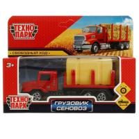 Технопарк. Грузовик Сеновоз 12 см, в кор. арт.2028096-HAYTRUCK-R