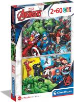 Пазлы. 2X60 Супергерои Marvel. Мстители