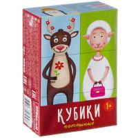 Кубики арт.00858 Потешные из 6-ти штук 