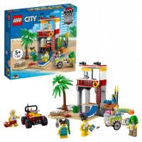 LEGO. Конструктор 60328 City Beach Lifeguard Station (Пост спасателей на пляже)