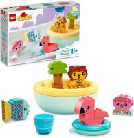 LEGO. Конструктор 10966 Duplo Bath Time Fun:Floating Animal Train Прик-ния в ванне:остров д/зверей