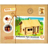 Пелси Конструктор Избушка Три медведя с медведями не окрашено 139 деталей