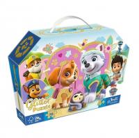 Trefl. Пазл Glitter 70 арт.53015 "Paw Patrol" (Щенячий патруль. Прекрасный Скай и Эверест. )