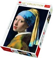 Trefl. Пазл 1000 арт.10522 "Art Collection" - Девушка в жемчужных сережках"