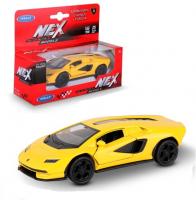 Welly Машинка 1:38 Lamborghini Countach LPI 800-4 желтый