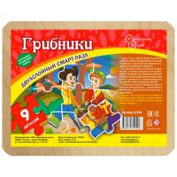 Двухслойный смарт-пазл Грибники