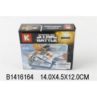 Конструктор Star Battle.Космолет с фигуркой, 110дет. арт.B1416164/9006 14*4,5*12см