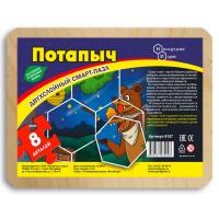 Двухслойный смарт-пазл Потапыч