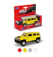Машинка 1:38 Hummer H3 пруж. мех., цвет в ассорт. арт.43629W