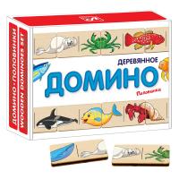 Анданте. RDI-D544a Домино-пазл Половинки "Рыбы и обитатели моря"