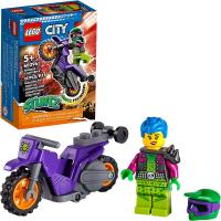 LEGO. Конструктор 60296 City Wheelie Stunt Bike (Акробатический трюковый мотоцикл)