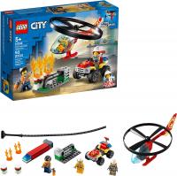 LEGO. Конструктор 60248 City Fire Helicopter Response (Пожарный спасательный вертолет)