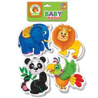 VladiToys. Мягкие пазлы (Baby puzzle) арт.VT1106-50 Зоопарк /50*
