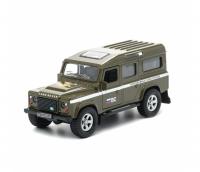 Пламенный мотор Машина металлическая 1:32 Landrover Defender ВС России инерционная, свет, звук, открываются двери