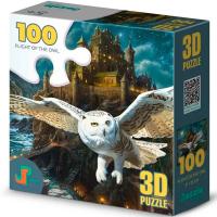 Пазл Prime 3D 100 "Полет совы" 5+