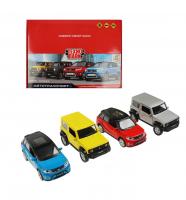 Технопарк. Модель Suzuki vitara/Jimny 12см, металл двери, инерц, в асс. арт.VITARAJIMNY-12DB12-MIX