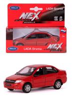 Welly Машинка 1:38 LADA Granta пруж мех, красный W-R