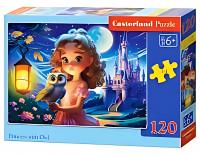 Castorland. Пазл 120 В-13593 Принцесса с совой