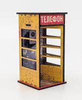 Игрушка дер. Конструктор Телефонная будка ретро арт.22599