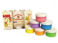 Колер Продукт. Пальчиковые краски арт.16-КП-6М-60/КПКМ06-21 Малыши.1+ 6 цв. 360 мл.