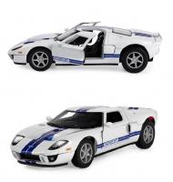 Kinsmart Модель Ford GT 2006 1:36 (белая)