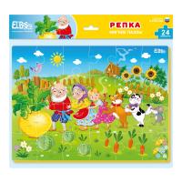 El'Basco Kids. Мягкий пазл Репка 24 эл. формат А4 арт.ET02-012