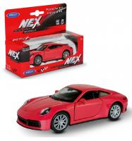 Welly Машинка 1:38 Porsche 911 Carrera 4S красный