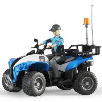 Bruder 63010 Полицейский квадроцикл с фигуркой